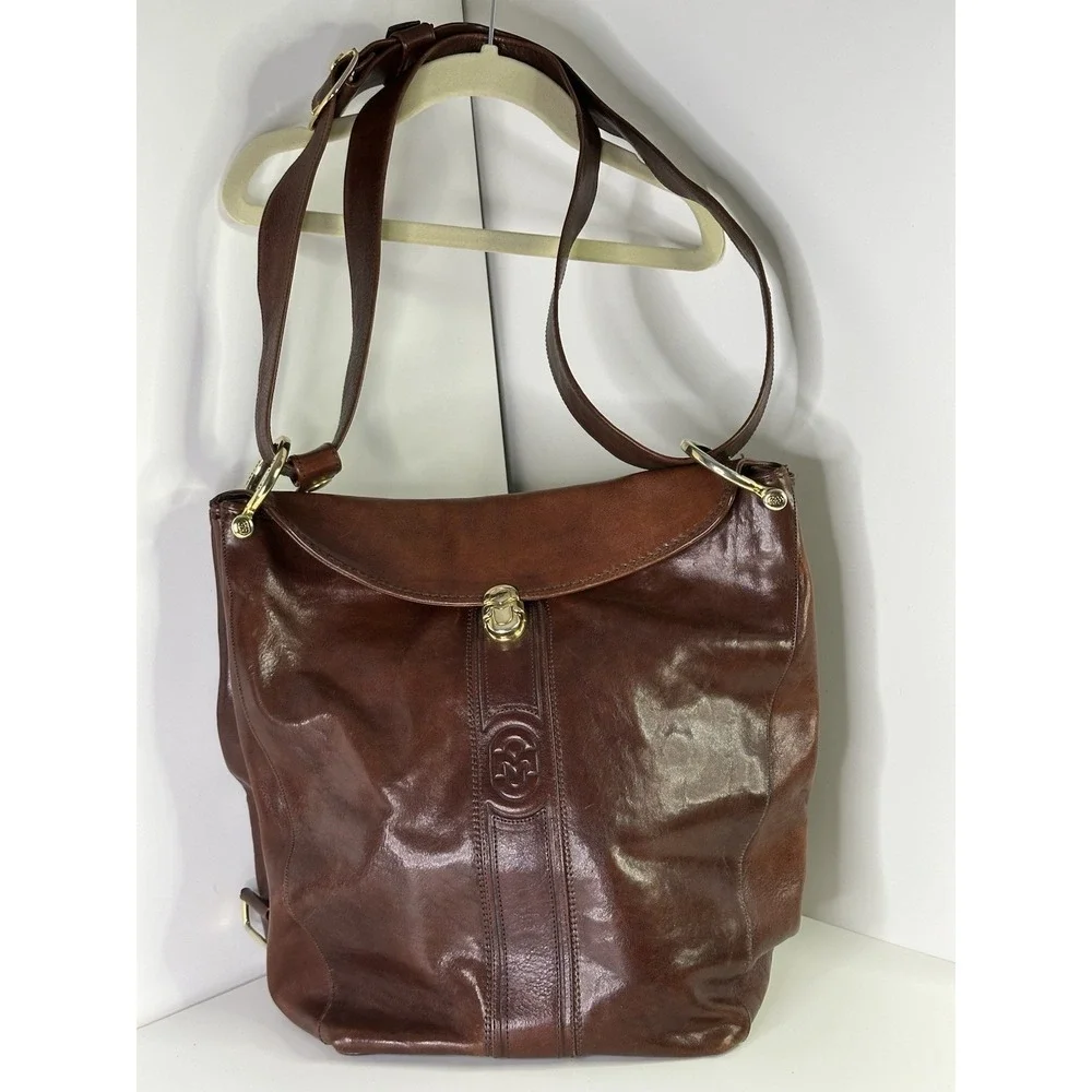 Marino Orlandi, Women's Vintage Crossbody/Shoulder Bag,‎ Brown Leather